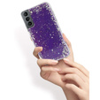 Чoхол до Samsung Galaxy S21, Glittery, фіолетовий