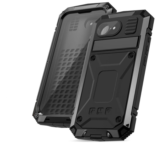 Бронированный чехол для iPhone 16E, R-JUST, чёрный