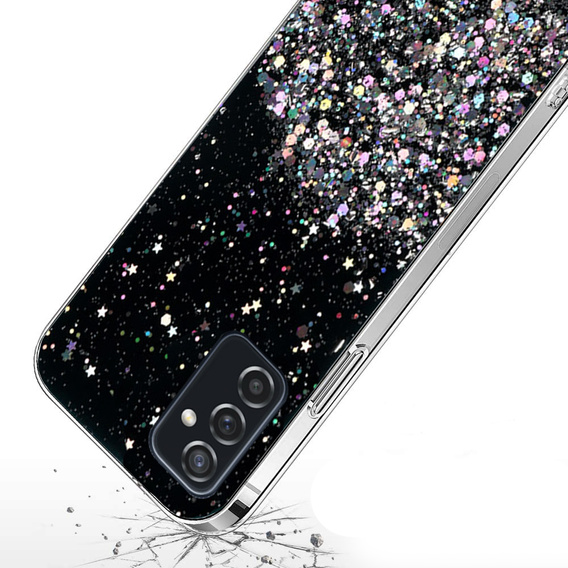 Чoхол до Samsung Galaxy M52 5G, Glittery, чорний