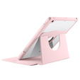 Чехол для iPad 10.2" 2021/2020/2019 (9/8/7 gen.), с местом для стилуса, поворачивающийся на 360°, розовый