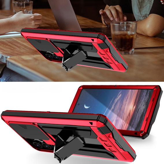 Бронированный чехол для Samsung Galaxy S24 Ultra R-JUST, красный