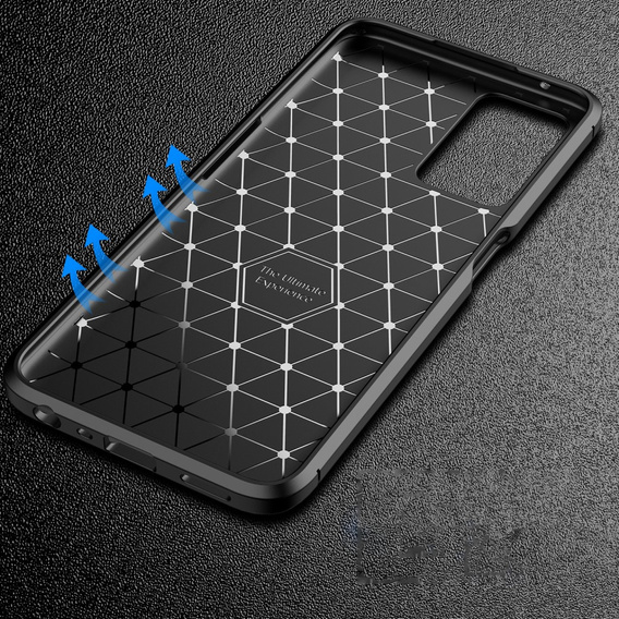 Чoхол до Realme 9i / Oppo A96 / Oppo A36, Carbon Gel, чорний