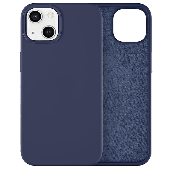 Чехол до iPhone 14 Plus, Silicone Lite, темно-синий