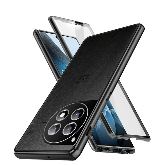 Чохол для OnePlus 13, Magnetic Dual Glass, чорний