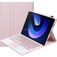Чохол + клавіатура Xiaomi Pad 6 / 6 Pro, Touchpad, рожевий