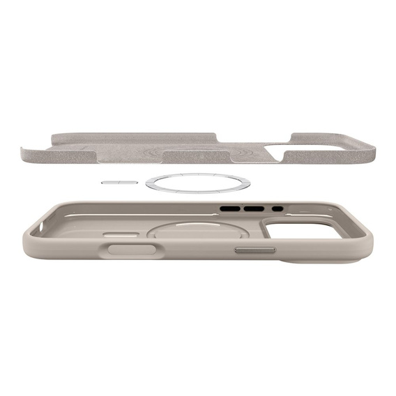Чохол Spigen для iPhone 17 Pro Max, Silicone Fit MagSafe, Stone
