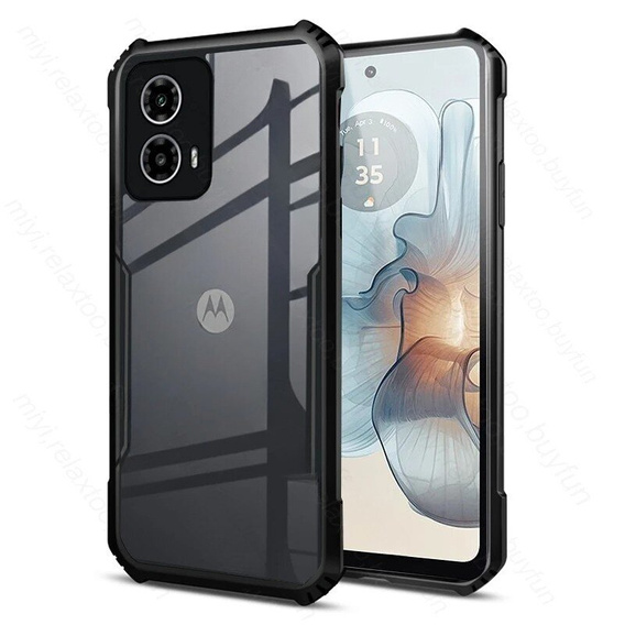 Чехол до Motorola Moto G24 / G24 Power / G04, AntiDrop Hybrid, чёрный