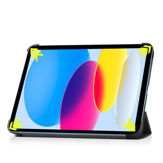 Чехол для iPad 10.9 2022 10 Gen, Smartcase с местом для стилуса, чёрный