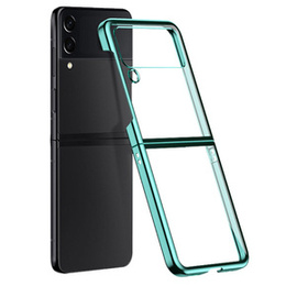 Чехол Electroplating Frame для Samsung Galaxy Z Flip 4 5G, Purple