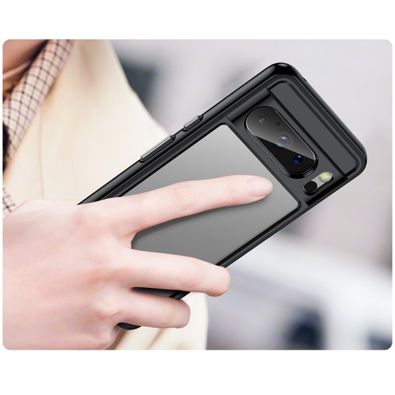 Чохол для Google Pixel 8 Pro, Fusion Hybrid, прозорий / чорний