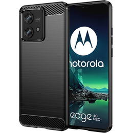 Чoхол до Motorola Edge 40 Neo, Carbon, чорний