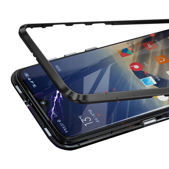 Магнітний скляний чохол для Xiaomi Mi9 se-Black