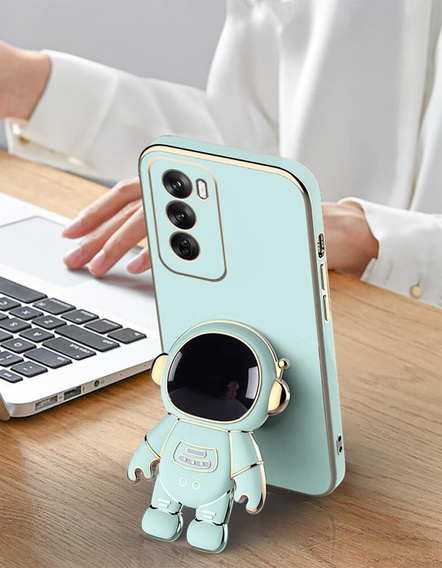 Чехол до Oppo Reno 12 Pro, Astronaut, зелёный