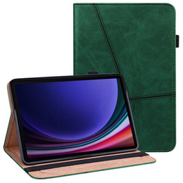 Чехол для Samsung Galaxy Tab S10 Lite / S10 FE / S9 FE / S9, Classic, с местом для стилуса, зелёный