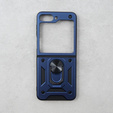 Бронированный Чехол до Samsung Galaxy Z Flip5 5G, Nox Case Ring, синий