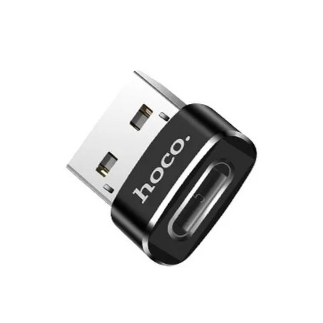 Адаптер HOCO - USB-C TYPE-C на Lightning, Black