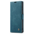 Чехол CASEME для Samsung Galaxy S22 Ultra, Leather Wallet Case, зелёный