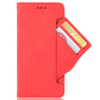 Откидной чехол для Honor 70 5G, Card Slot, красный
