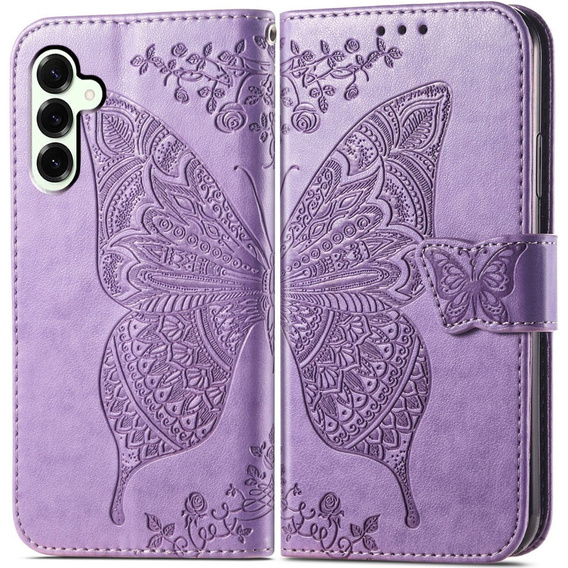 Чохол-книжка для Samsung Galaxy S25 FE, Butterfly, фіолетовий