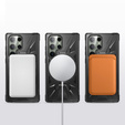 Чохол для Samsung Galaxy S24 Ultra, броньований з підставкою та ручкою, чорний
