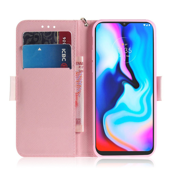 Чoхол Wallet до Motorola Moto G9 Play/E7 Plus, Flower Branch