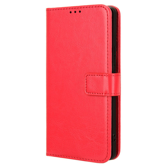 Откидной чехол для Infinix Zero 30 5G, Crazy Horse Wallet, красный