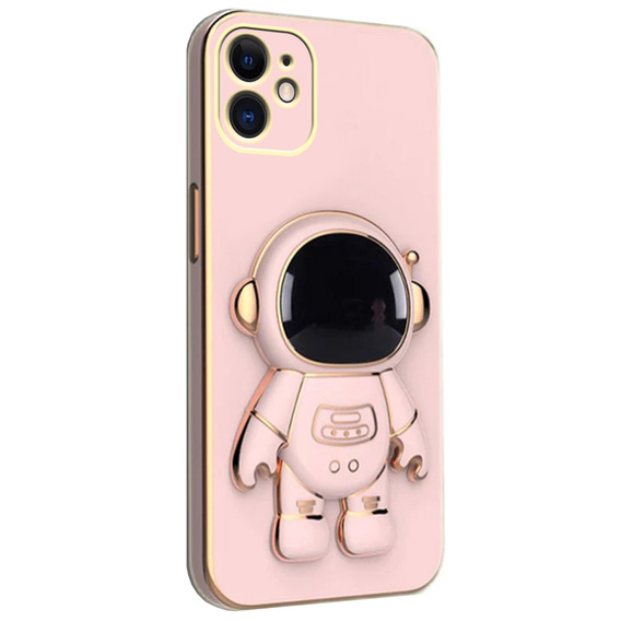 Чoхол до iPhone 12, Astronaut, рожевий