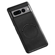 Чехол до Google Pixel 7 Pro 5G, Leather Hybrid MagSafe, чёрный