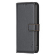Чохол-книжка для Samsung Galaxy A25 5G, BINFEN Wallet, чорний + скло 9H
