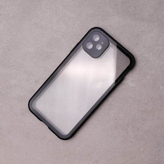 Чохол для iPhone 11, Magnetic Dual Glass, чорний