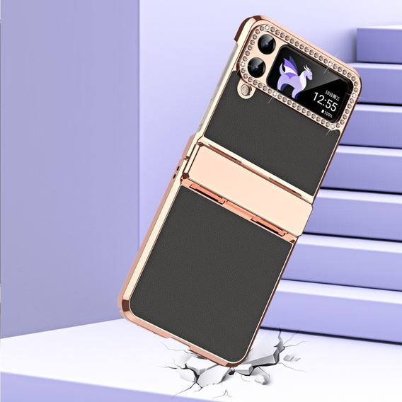 Чохол для Samsung Galaxy Z Flip 4 5G, ElectroLeather, чорний