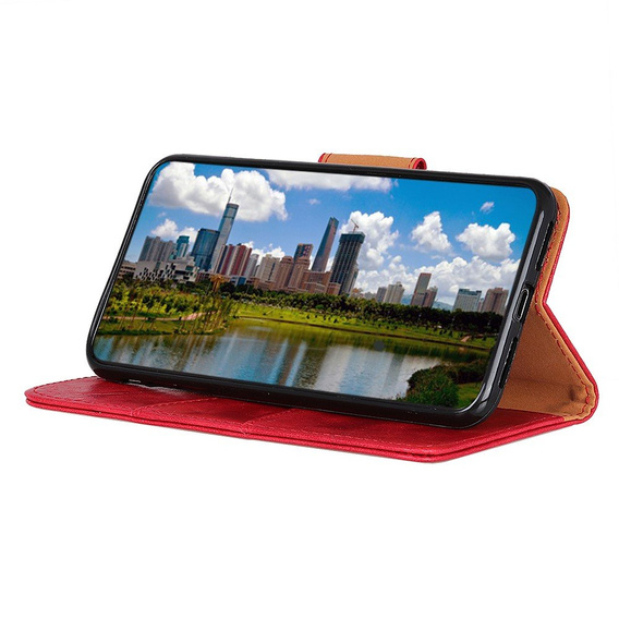 Чехол Wallet  до Realme X50 Pro 5G - Red