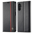 Чохол-фліп для Samsung Galaxy S25 FE, Carbon LC.IMEEKE, чорний