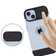 Чохол ERBORD MagSafe Cam Slider, синій + Скло для екрану для iPhone 13 / iPhone 14