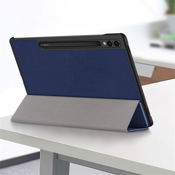 Чехол для Samsung Galaxy Tab S9 Plus, Smartcase с местом для стилуса, синий