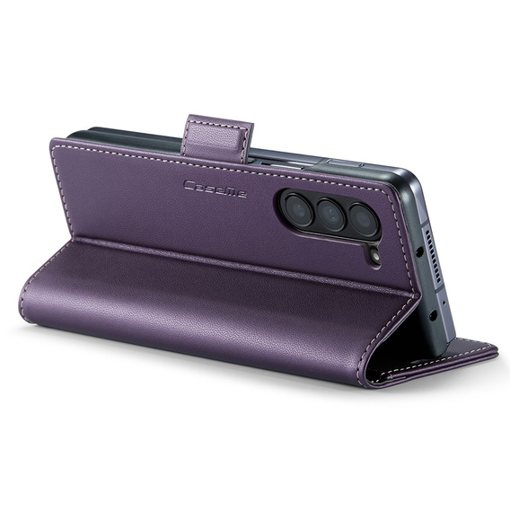 CASE фліп-чохол для Samsung Galaxy Z Fold6 5G, Litchi Wallet, фіолетовий