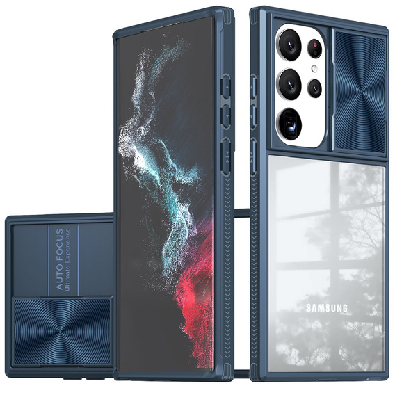 Чoхол до Samsung Galaxy S22 Ultra, Slide Camera, м'яти