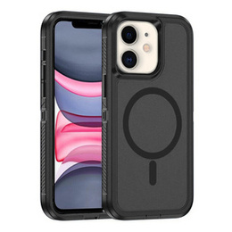 Чехол с рамкой для iPhone 11, для MagSafe, чёрный