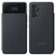 Оригінальний чохол Samsung для Galaxy A53 5G, S View Wallet Cover, чорний