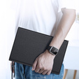 Чохол + клавіатура Apple iPad Pro 11" 5 gen. 2024, Dux Ducis TouchPad Leather Pen Slot, чорний