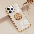 Чехол до iPhone 13 Pro Max, Electro Ring, золотой