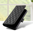 чехол-крышка для Samsung Galaxy A16, Rhombus Crossbody Leather, чёрный