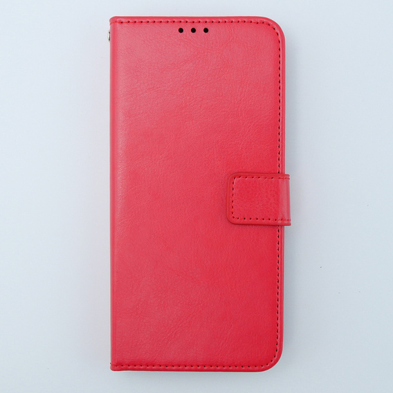 Откидной чехол для Motorola Moto G54 5G, Crazy Horse Wallet, красный