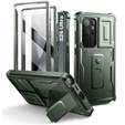 Броньований чохол для Samsung Galaxy S24 Ultra, Dexnor Full Body (Two Frames), зелений
