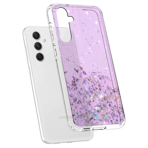 Чoхол до Samsung Galaxy A54 5G, Glittery, фіолетовий