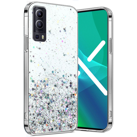 Чoхол до Vivo Y52 5G / Y72 5G, Glittery, прозорий