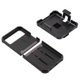 Броньований чохол для Samsung Galaxy Z Flip 4 5G, Dexnor Clip Holder, чорний