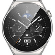 Силиконовый футляр со встроенным защитным стеклом до Huawei Watch GT 3 Pro 46mm, Transparent White