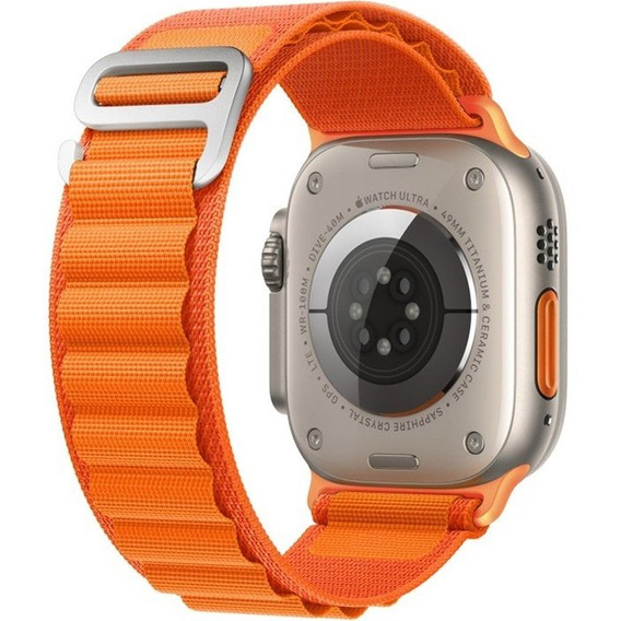Нейлоновый ремешок до Apple Watch 1/2/3/4/5/6/7/8/SE 38/40/41/mm, Orange