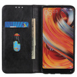 Чехол до Xiaomi Redmi Note 13 Pro 4G / Xiaomi Redmi Note 14S / Xiaomi Poco M6 Pro 4G, Wallet Litchi Leather, чёрный